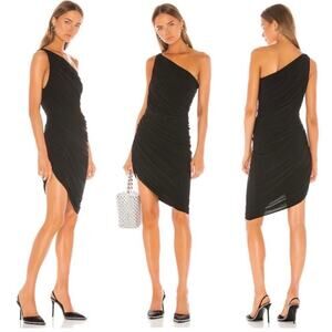 Norma Kamali Diana Mini Dress - Black - XS - New with tags